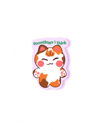 Toffee Sometime I think | Vinyl Sticker