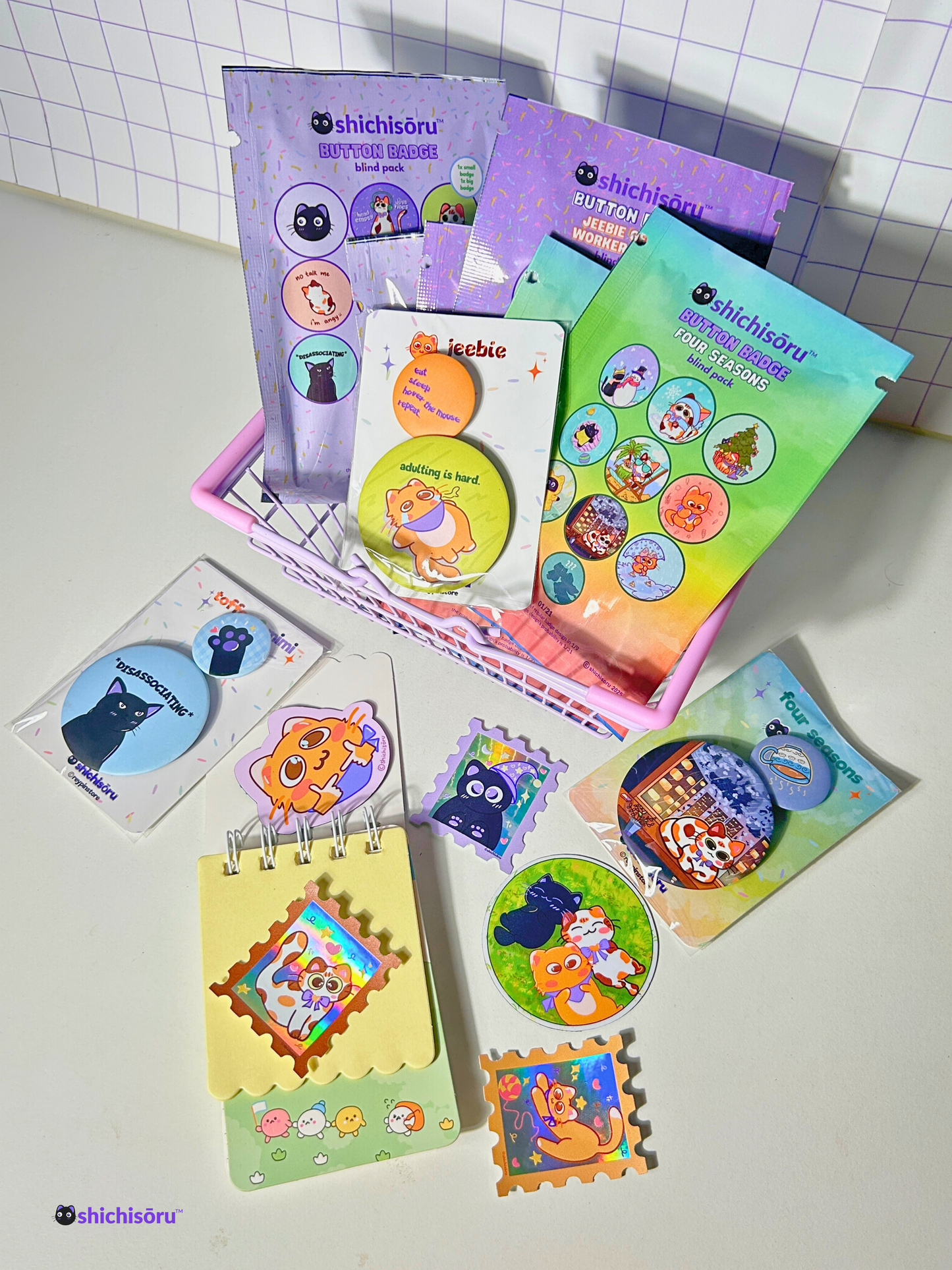 Mischief Hamper – Blind Packs (6pcs), Stickers (3pcs) & Magnets (2pcs) Set