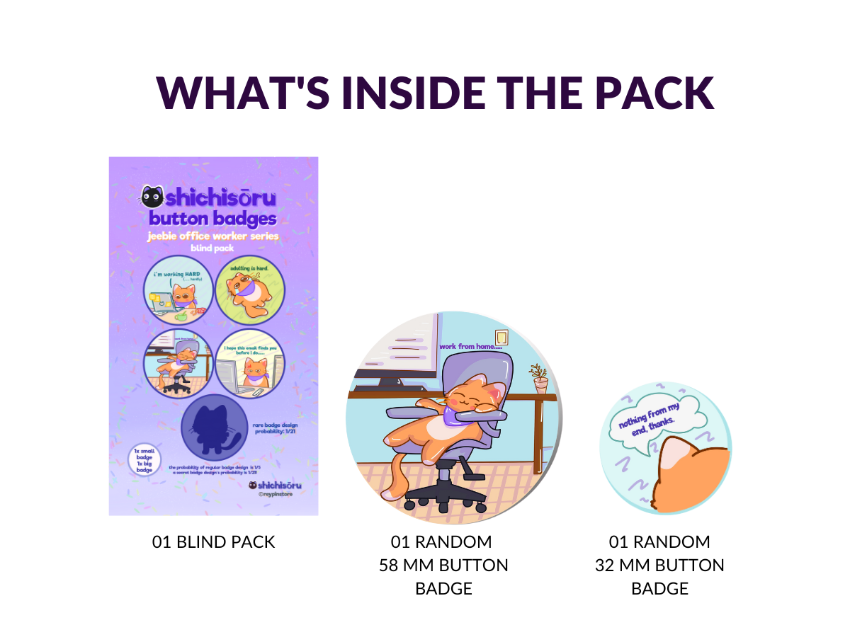 jeebie office worker series | blind packs