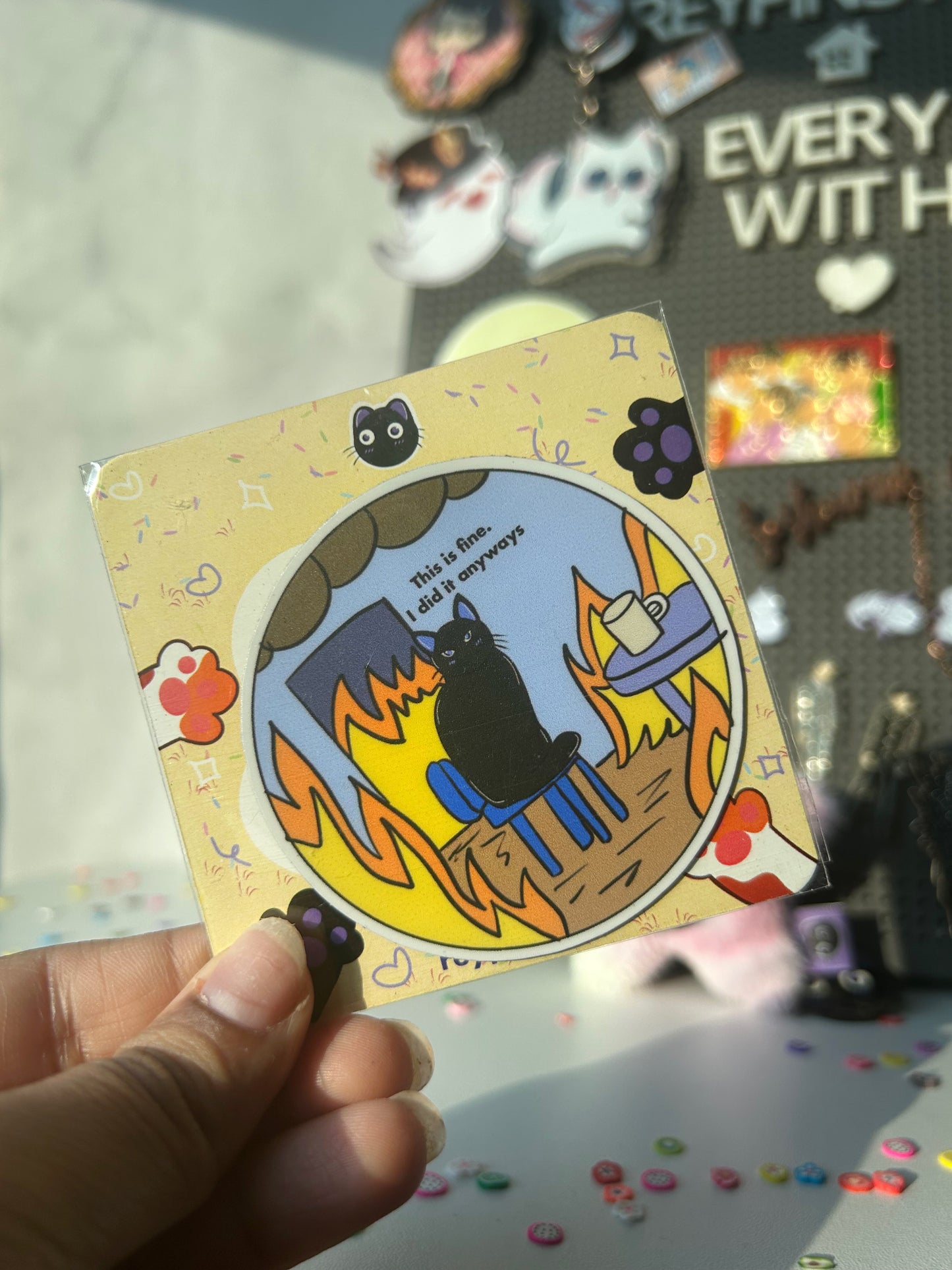 Mimi Fire | Fridge Magnet