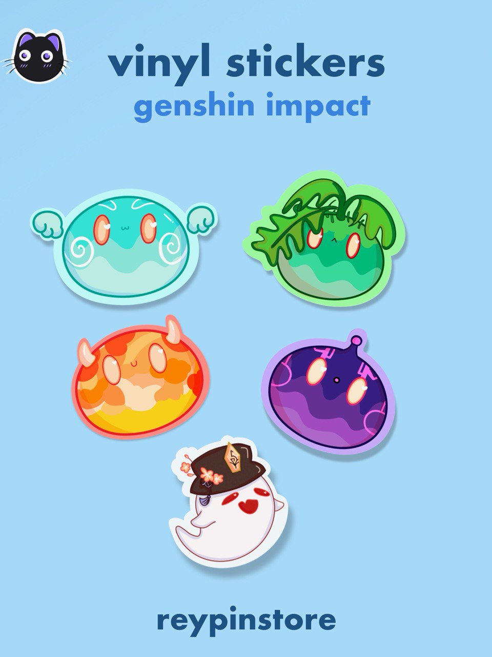 Genshin Impact | Vinyl Stickers