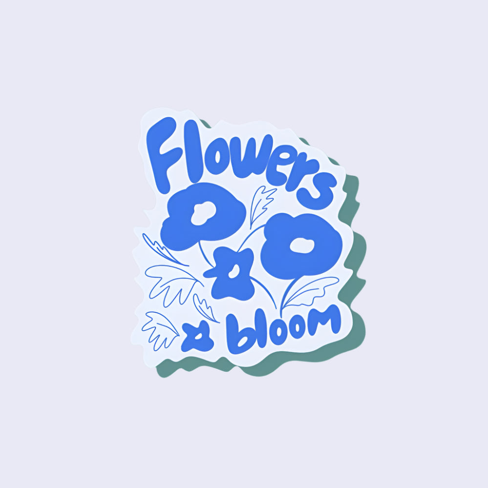 Flowers Bloom | Fridge Magnet