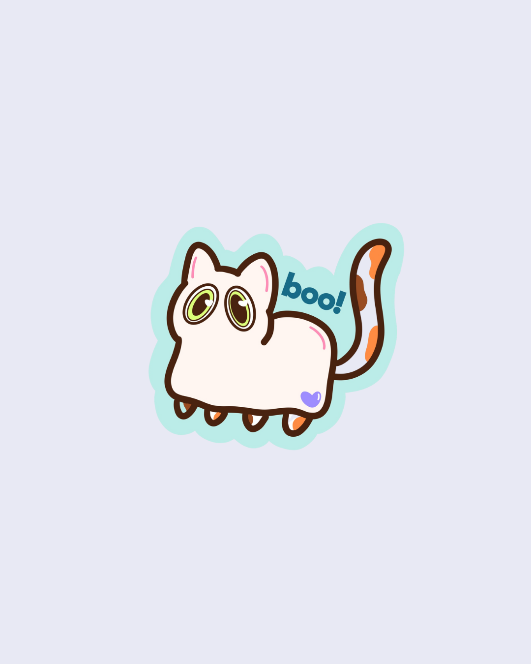Toffee Boo | Vinyl Sticker