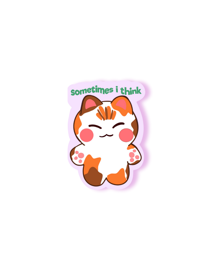 Toffee Sometime I think | Vinyl Sticker