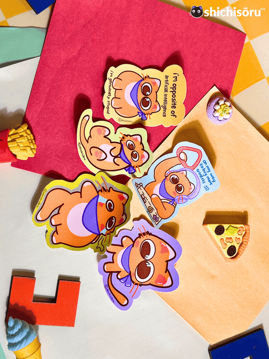 Jeebie Set of 5 | Vinyl Stickers