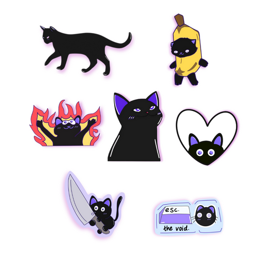 Mimi Set of 7 | Vinyl Stickers