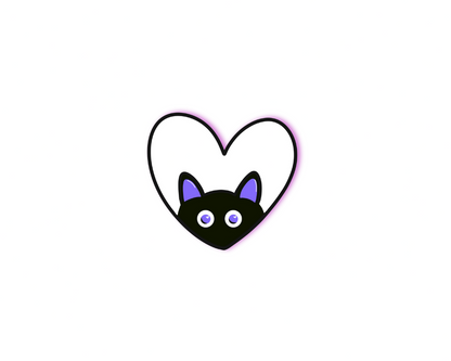 Heart Mimi | Vinyl Sticker