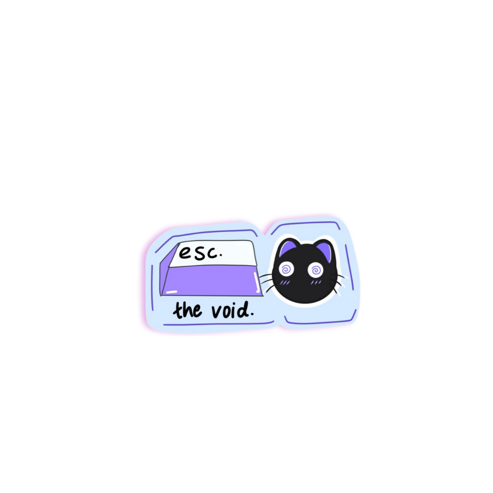 Esc the Void Mimi | Vinyl Sticker