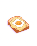 Toasty Egg | Fridge Magnet