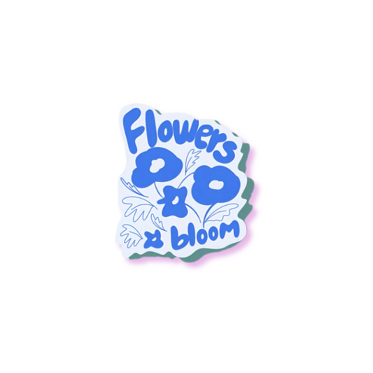 Flowers Bloom | Fridge Magnet