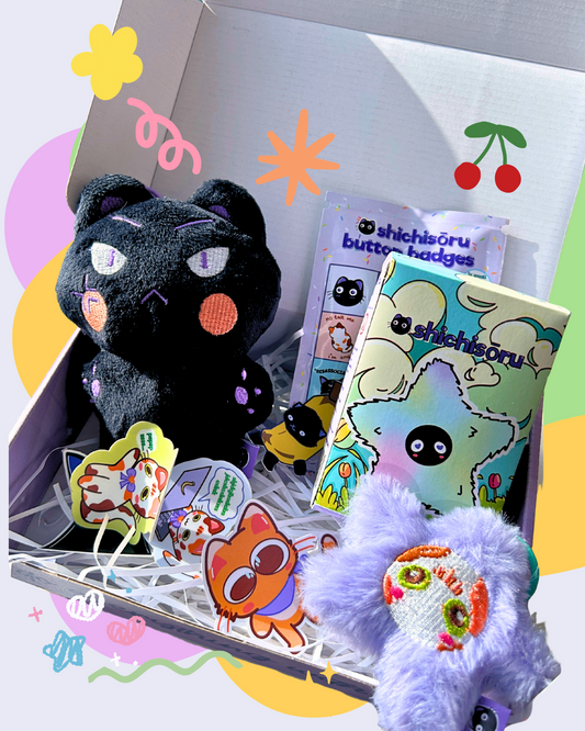BIG! Mimi Surprise Gift Bundle – Plushie, Blind Box, Blind Pack & Cute Stickers