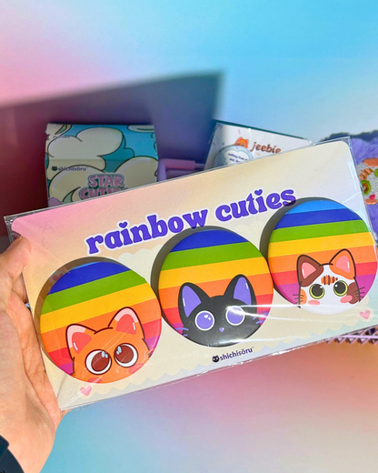 Rainbow cuties 🌈✨| Golden Trio