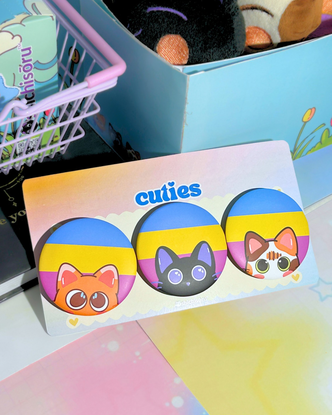 Cuties  🩷💛🩵✨| Golden Trio