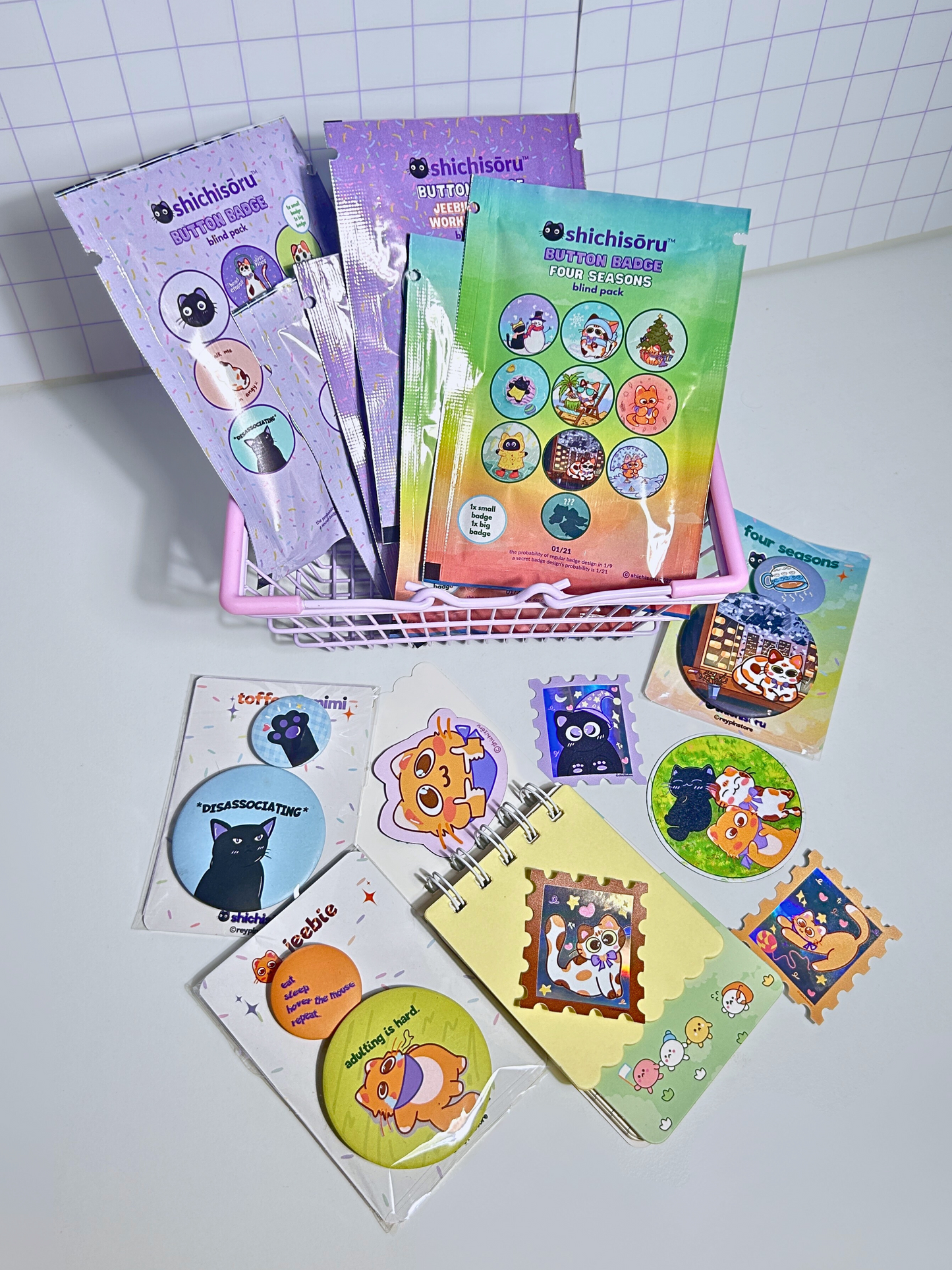 Mischief Hamper – Blind Packs (6pcs), Stickers (3pcs) & Magnets (2pcs) Set