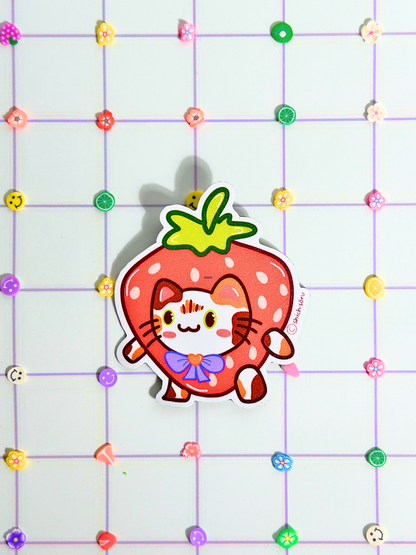 Strawberry Toffee | Fridge Magnet
