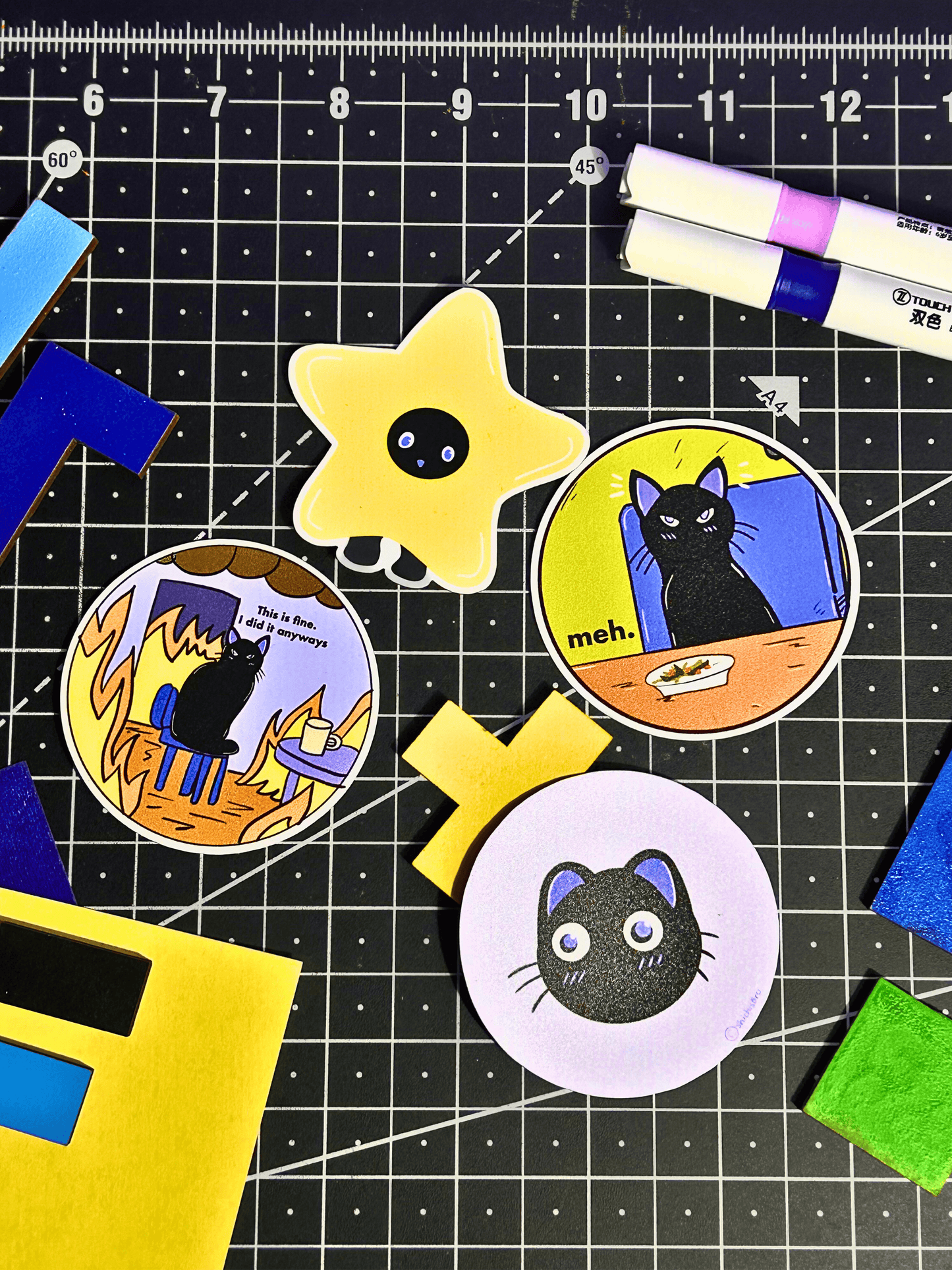 Mimi Set of 5 | Fridge Magnets