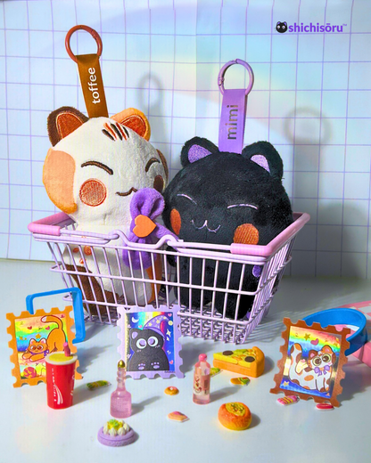 Sparkles Besties Hamper - Mimi & Toffee Plushie & Holographic Stickers Set