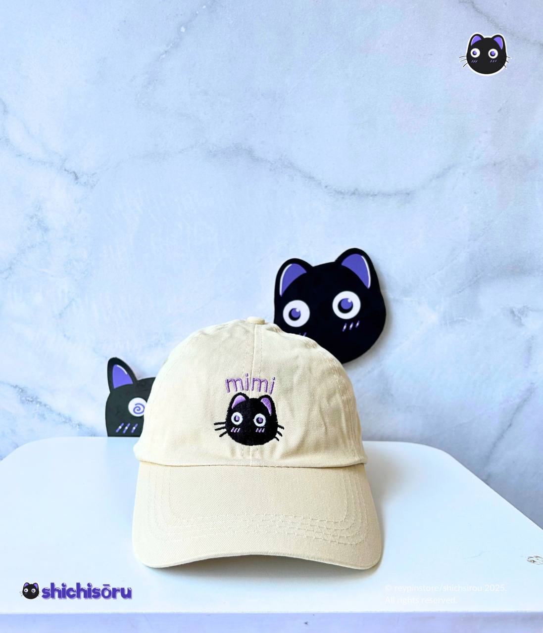 Mimi Embroidered Cap – Shichisōru
