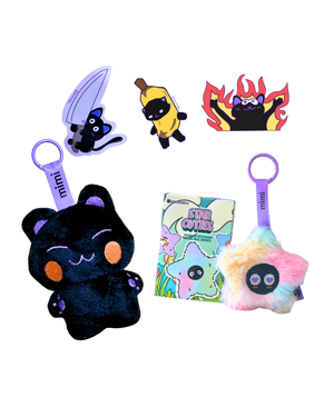 Mimi plush keychain and Star Cuties blind box set by Shichisōru