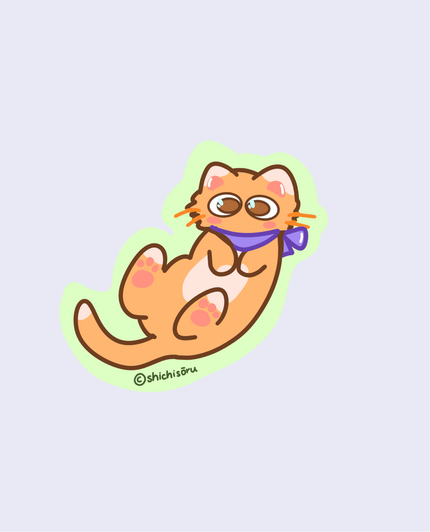 Jeebie Playing | Vinyl Sticker