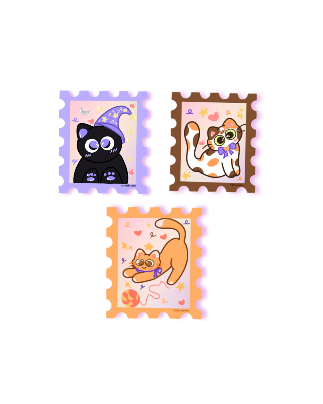 Holographic Set of 3 | Vinyl Stickers
