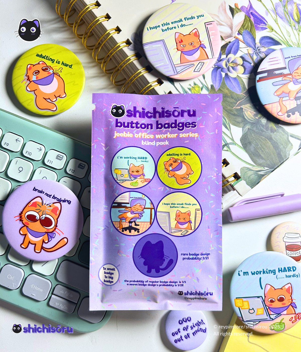 jeebie office worker series | blind packs