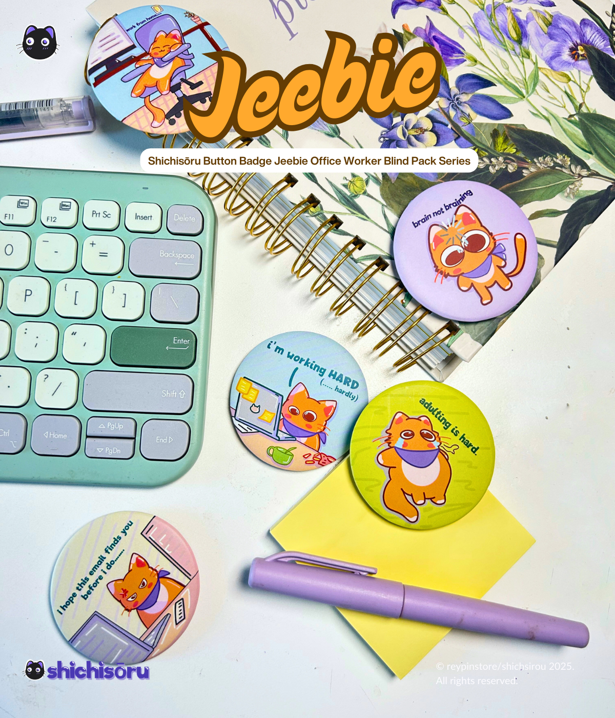jeebie office worker series | blind packs